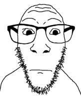 closed_mouth glasses neutral soyjak stubble variant:dylanjak // 552x650 // 26.5KB