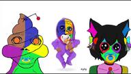3soyjaks animated antenna arm baby clothes colorful deformed felix_argyle full_body hair hand leg music oh_my_god_she_is_so_attractive open_mouth pacifier poop reddit scotland sound soyjak subvariant:jacobson variant:a24_slowburn_soyjak variant:unknown video // 888x500, 145.8s // 8.5MB