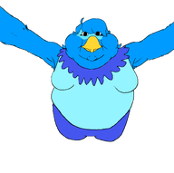 anthro beak bird blue_skin fat feather furry martlet_(undertale_yellow) subvariant:branigger transparent_background undertale undertale_yellow variant:brandon video_game yellow_beak // 1600x1594 // 447.4KB