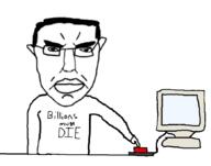 arm button closed_mouth computer glasses hand millions_must_die monitor subvariant:pol_face template text variant:chudjak // 867x681 // 114.3KB