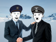 adolf_hitler handshake hitler_mustache irl_background military_cap nazism subvariant:vlodkuz variant:kuzjak variant:vlodson // 1798x1349 // 2.4MB