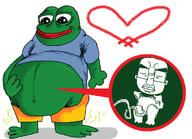 amphibian artist:mpregenthusiast baby closed_mouth frog glasses heart mpreg nas:pepe pepe_the_frog pregnant stinky_feet variant:chudjak xray // 1049x761 // 105.4KB