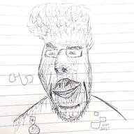 drawn hair paper pen smile twitter twitter_immigrant xitter // 1280x1280 // 1.2MB