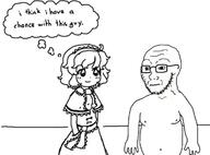 alice_margatroid anime closed_mouth dress full_body glasses speech_bubble stubble text touhou variant:soyak video_game // 718x530 // 40.0KB