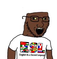 bahrain belarus belgium blood bloodshot_eyes brown_skin brunei china chud_(boorufag) chud_(soybooru) clothes crown dead djibouti esl flag flag:belgium flag:brunei flag:china flag:djibouti flag:france flag:india flag:iran flag:italy flag:japan flag:jordan flag:kuwait flag:liechtenstein flag:malta flag:mexico flag:oman flag:qatar flag:russia flag:vietnam france glasses hair india iran italy japan jordan kazakhstan kuwait liechtenstein malta mexico oman open_mouth qatar russia shitskin star_(symbol) stubble text variant:soyak vietnam yellow_sclera // 1036x1072 // 164.5KB