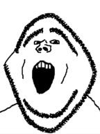 hair merge open_mouth plarge soyjak stubble variant:impish_soyak_ears variant:ishish_soyak_ears // 598x800 // 101.7KB