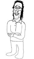 crossed_arms mullet nose_piercing smile variant:mulletjak // 535x919 // 98.8KB