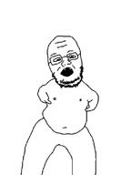 glasses open_mouth soyjak stubble variant:unknown // 577x770 // 31.1KB