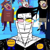 award deltarune glasses jimbo_(namefag) leyley long_nose meta:namefags niko_(oneshot) pomni rope runegod spamton subvariant:muscular_chud variant:bernd variant:chudjak video_game // 800x799 // 410.5KB