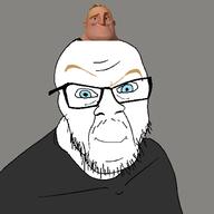 canny grey_background mibugem mr_incredible mr_incredible_becoming_canny mr_incredible_becoming_uncanny smile variant:feraljak // 1500x1500 // 154.0KB