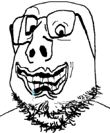 bald diddy_ahh_blvd_💀💀💀 drool looking_at_you smile stubble subvariant:scholar transparent_background variant:gapejak // 579x701 // 45.0KB