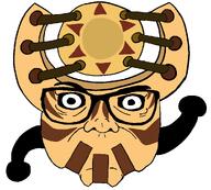 claws donkey_kong donkey_kong_country gong mask musical_instrument nintendo tiki_mask variant:brandon video_game wood // 1000x900 // 75.1KB