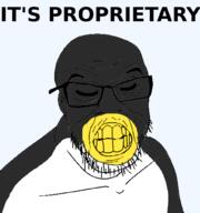 animal bird clenched_teeth fix glasses hair its_over linux open_mouth penguin soyjak stubble text transparent transparent_background tux variant:feraljak // 952x1016 // 157.2KB