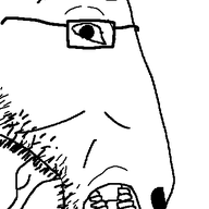 animal glasses hair horse open_mouth side_profile soyjak stubble variant:horsejak // 363x509 // 12.0KB