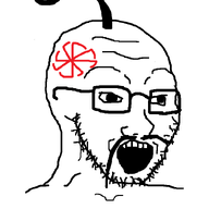 bun cossack glasses hair mustache open_mouth pan_slavism soyjak stubble ukraine variant:soyak // 811x1009 // 33.3KB