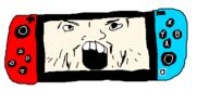angry consoomer nintendo nintendo_switch soy soyboy soyjak soyjak_party soylent variant:unknown video_game // 500x250 // 18.3KB