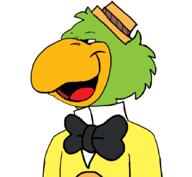 bowtie cartoon disney parrot subvariant:brazilmutt variant:meximutt // 888x818 // 109.7KB