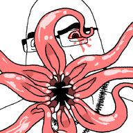 bloodshot_eyes clothes infected infected_eyes infection red_eyes red_sclera series:alien_soynfection tentacle variant:cobson // 721x720 // 23.0KB