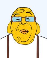 clothes ear eyebrows fat glasses janny lips looking_at_you tinted_glasses transparent_background variant:alicia white_shirt yellow_skin // 590x721 // 26.2KB