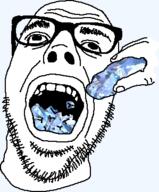 eating gem glasses open_mouth stubble variant:dubbbzjak // 299x360 // 28.9KB