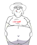 belly belly_button big_belly clothes double_chin fat female hat subvariant:bridget variant:bernd variant:gapejak woman // 1191x1440 // 181.6KB
