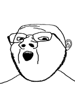 1soyjaks glasses mouth_open oc soyjak stubble subvariant:jeremiah variant:gapejak // 1000x1250 // 19.9KB