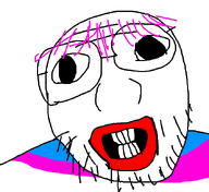 arthur_brown glasses soyboy stubble teeth teeth_showing variant:brownjak wrinkles // 651x596 // 11.3KB