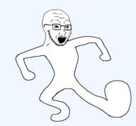 animated arm clean_dance dance full_body glasses hand leg open_mouth soyjak stubble variant:soyak // 544x503 // 91.6KB