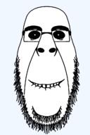 artist:sisa9000 bald balding beard front_facing glasses head high_res imminent_rape looking_at_you series:remastered_soyjaks stubble subvariant:hornyson template transparent_background variant:cobson white_eyes white_skin // 800x1200 // 26.1KB