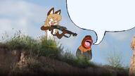 anthro averi black booru execution furry meta:leaky meta:this_is_obvious_bait_pls_dont_fall_for_it shotgun soybooru speech_bubble subvariant:hunky_twink_sex_machine variant:sheboonjak // 1190x670 // 856.8KB