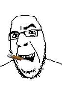8bit badass cigar glasses nuanced pixel_art pixelated pixelplanet smile smoking variant:cobson // 87x130 // 928