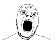 double_chin eyebrows eyes forehead_mark gaping_mouth glasses mouth_open nuvariant stubble variant:unknown white_background white_skin // 921x651 // 15.6KB