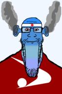 angry atika bald bloodshot_eyes blue blue_skin calm closed_mouth ear flag flag:atika flag:japan fume glasses japan ogre_ears seethe smoke soyjak stretched_chin stubble subvariant:longplier todofuken transparent_background variant:markiplier_soyjak // 823x1250 // 61.8KB