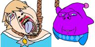 blue_eyes blue_pants dress hanging lubba mario nintendo purple_skin rope rosalina subvariant:wholesome_soyjak super_mario_galaxy super_mario_galaxy_2 tranny variant:bernd variant:gapejak video_game wii yellow_hair // 1440x713 // 61.9KB