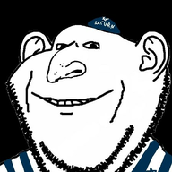 clothes country ear flag flag:israel hat israel israeli judaism kippah large_nose saturn smile soyjak stubble tallit variant:impish_soyak_ears // 448x600 // 167.9KB