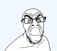 angry glasses hair he_will_always_be_a_gem jacksepticeye looking_at_you mustache open_mouth smug smug_little_fuck smug_soyjak soyjak stubble subvariant:fergus teeth template variant:feraljak youtube // 838x751 // 18.3KB