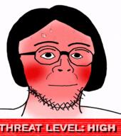 angry animated blush blushing glasses huffing red_face stubble subvariant:nulennonjak sweating threat_level variant:lennonjak variant:turtlejak // 600x678 // 1.1MB