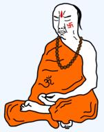 based bindi brahman brahmin enlightened enlightenment hindu india kshtriya meditation monk peace salvation spiritual spiritualjak yoga // 2225x2830 // 564.9KB