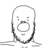 closed_mouth evil glasses ominous soyjak stubble variant:a24_slowburn_soyjak // 454x520 // 6.3KB