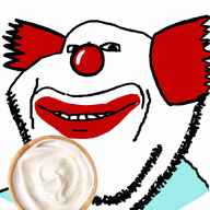 animated closed_mouth clothes clown janny judaism kike nigger pie red_hair smile soyjak stubble text tranny variant:impish_soyak_ears // 597x716 // 1.4MB