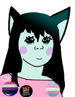 asked_me_to_make_it blue_skin blush christpilled emo_hair female flag:asexual_pride_flag flag:transgender_pride_flag genderfluid girl hair large_nose meta:namefags pink_shirt squidward subvariant:ancapgerontopooner subvariant:commiepedotroon subvariant:female_kuz trans trevor_(user) variant:gapejak variant:kuzjak woman // 720x930 // 99.9KB