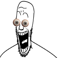 crazy eyeball eyes looking_at_you realistic variant:headjak // 731x732 // 38.7KB