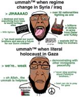 brown_skin clothes eyes_closed frown greentext hair hat its_over muslims neutral open_mouth palestine shitskin subvariant:neutralplier suicide_bomber taqiyah text variant:bernd variant:markiplier_soyjak // 1080x1327 // 1.3MB