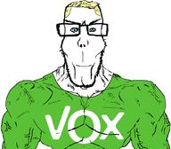 aryan blond blue_eyes buff glasses muscles spain stubble subvariant:euroaryan subvariant:euromutt variant:markiplier_soyjak vox_(political_party) // 1059x929 // 56.5KB
