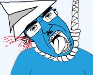 blood blood_from_ears blue_skin hanging hitler_mustache rope subvariant:patrick telegram variant:chudjak white_teeth // 949x770 // 42.0KB