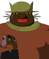 brown_skin clothes dark_skin doll fat hat jimbo_(namefag) jimbo_(user) large_lips large_nose meta:namefags nose obese red_lips scarf thick_lips variant:alicia whiskers wide_nose yellow_sclera // 947x1131 // 25.9KB