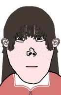 azumanga_daioh brown_eyes brown_hair closed_mouth ear freckles osaka pink_shirt subvariant:vlodette transparent_background variant:vlodson white_skin // 639x987 // 17.8KB