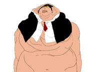 angry arm belly_button big_lips brown_skin cellulite clothes cobblestone cobblestone_(user) cutebooru_(user) double_chin fat fat_rolls giant girl glasses hair high_res huge large looking_to_the_left meta:namefags monochrome morbidly_obese necktie obese subnas:jager subvariant:endmutt subvariant:morbidmutt subvariant:ultramutt suit tinted_glasses transparent_background triple_chin unbuttoned_collar variant:meximutt // 4096x3072 // 152.9KB