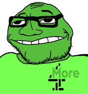 bald channel_4 chin glasses logo more_4 smirk soyjak stubble subvariant:lakuse transparent_background variant:smugjak wrinkles // 600x640 // 14.9KB