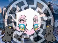 admin agartha babyjak caca dance hyperborea nazism schwarze_sonne soot soyjak_party subvariant:neutralplier subvariant:wholesome_soyjak variant:gapejak variant:markiplier_soyjak // 1440x1080, 13.9s // 10.5MB